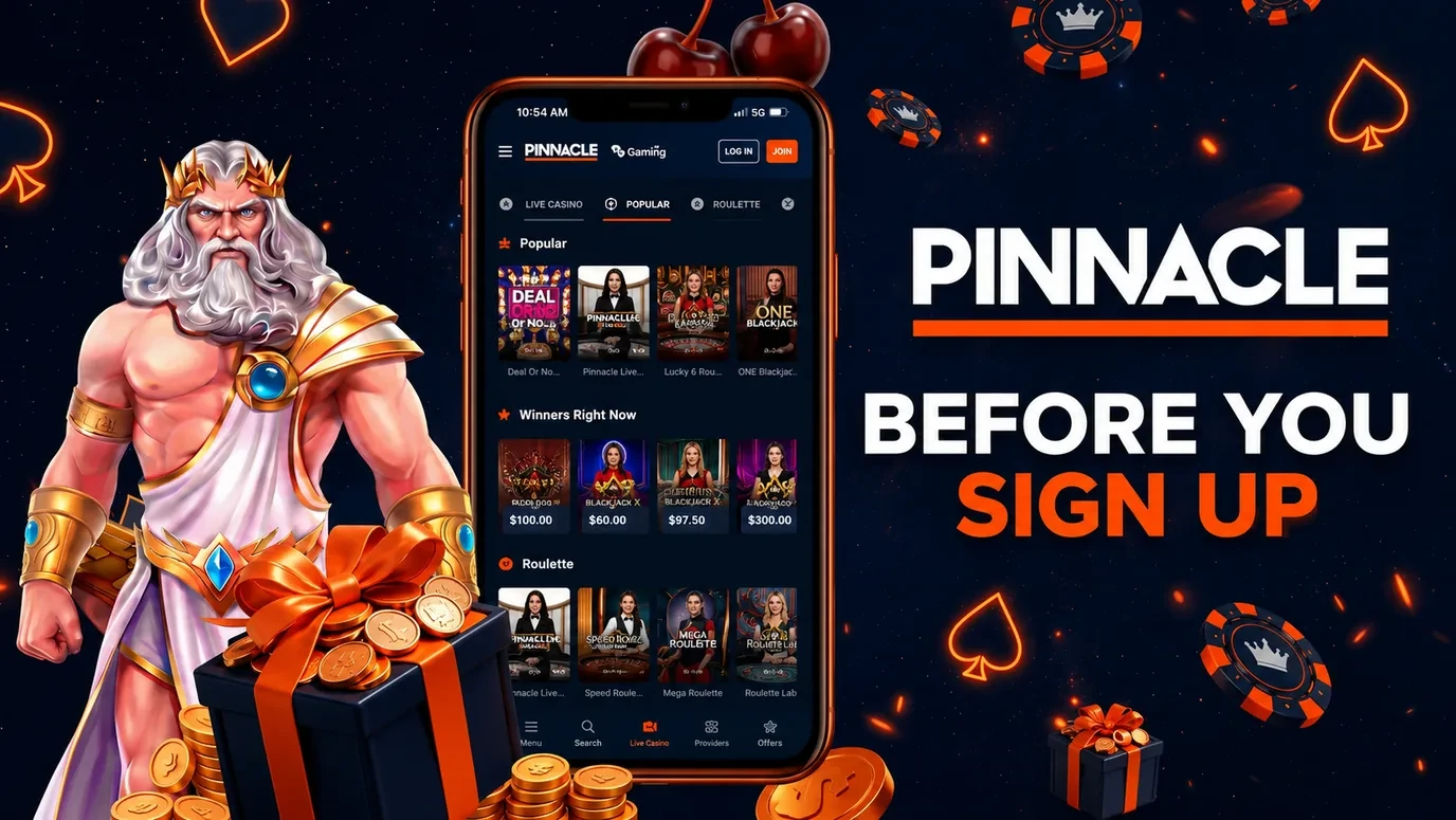 Pinnacle Casino before you sign up
