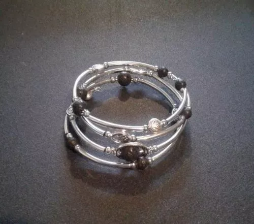 Boho Lava Bead Aromatherapy Diffuser Bracelet