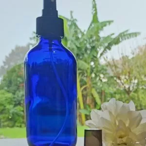 250ml Blue Glass Bottle