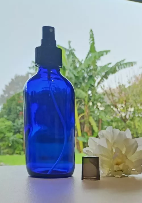 250ml Blue Glass Bottle