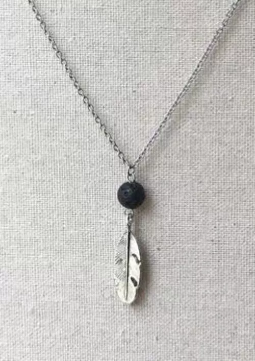 Feather Diffuser Necklace