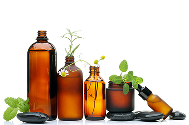 bottles natural oils