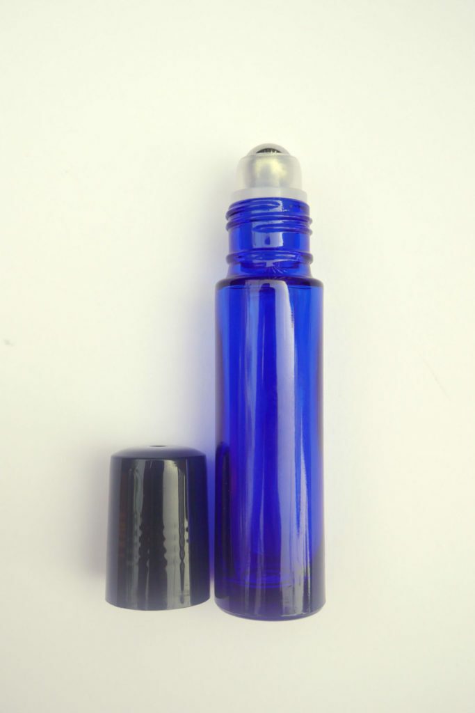 10ml Glass Bottle With Steel Roller 4 Pack Aroma DIY