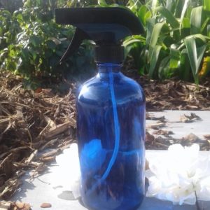500ml blue glass bottle