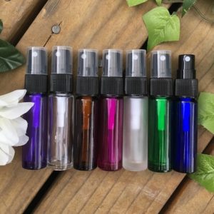 10ml Glass bottles with Fine Mist Spray Top - all colours