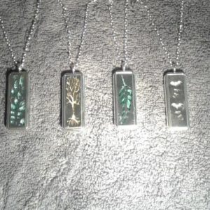 Rectangle Diffuser Necklace