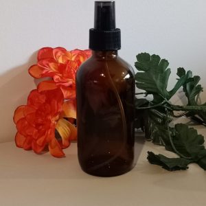 250ml Amber Glass Bottle with Fine Mist Top