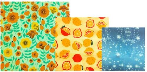 Reusable Beeswax Wraps Pack of 3