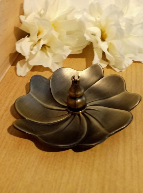 Bronze Flower Incense Burner