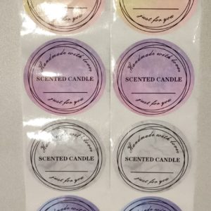 Scented Candle Labels