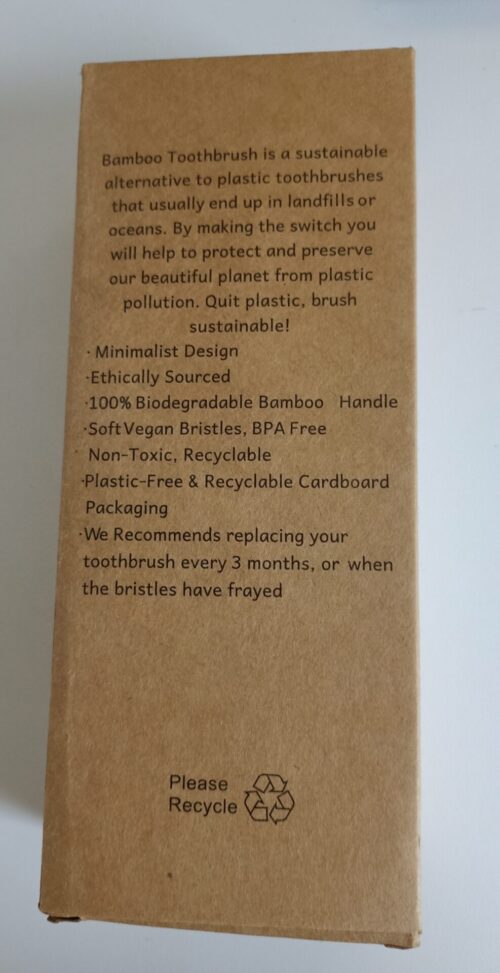 bamboo toothbrush box of 10